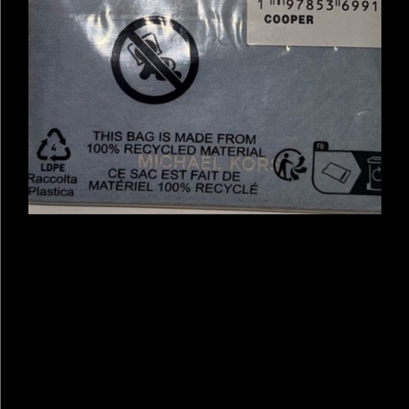 MK Michael Kors Card case Leather Light Blue 6 card slots NEW NWT - Picture 10 of 12